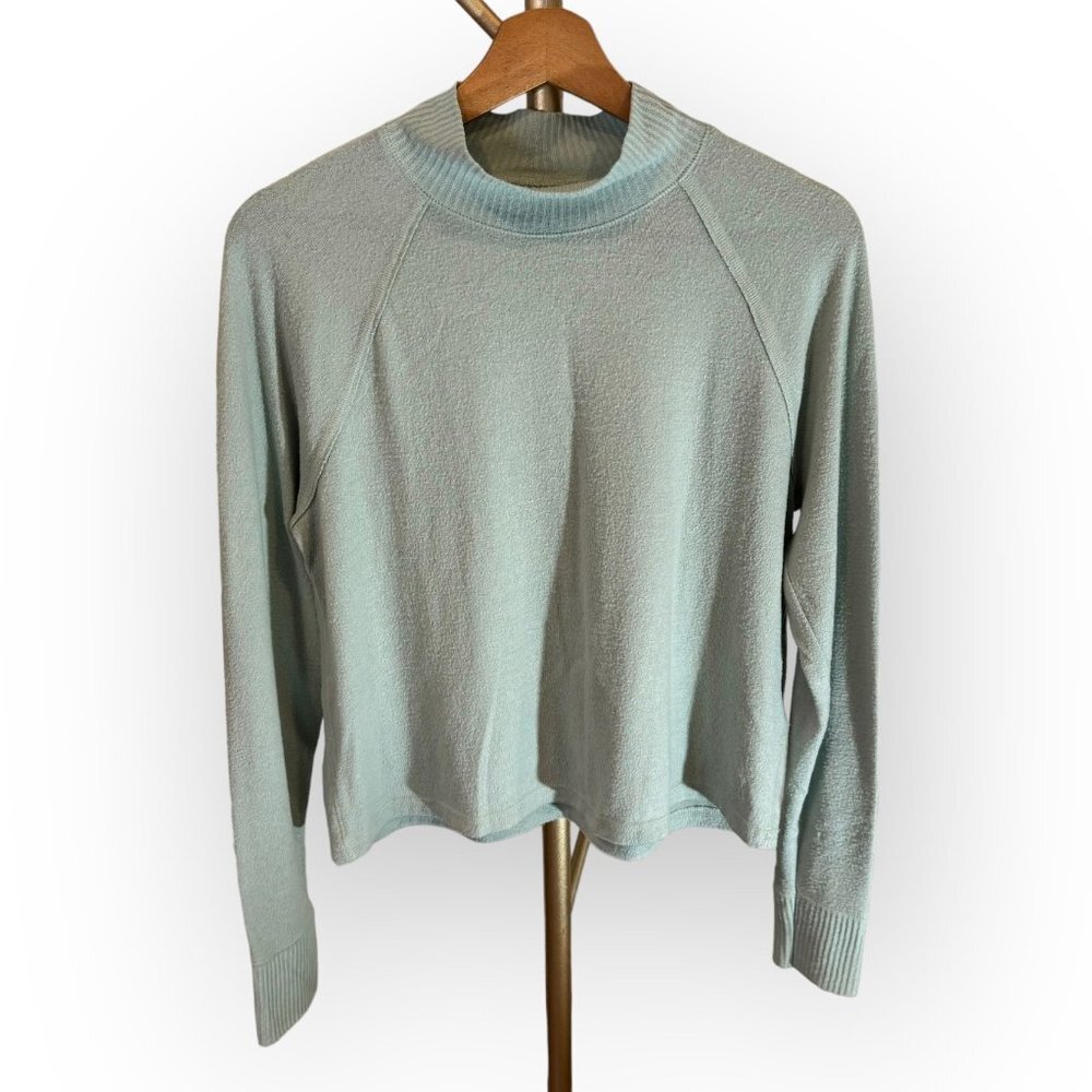 A&F Cozy Mock Neck Loose Knit Sweater Womens XS Abercrombie & fitch
